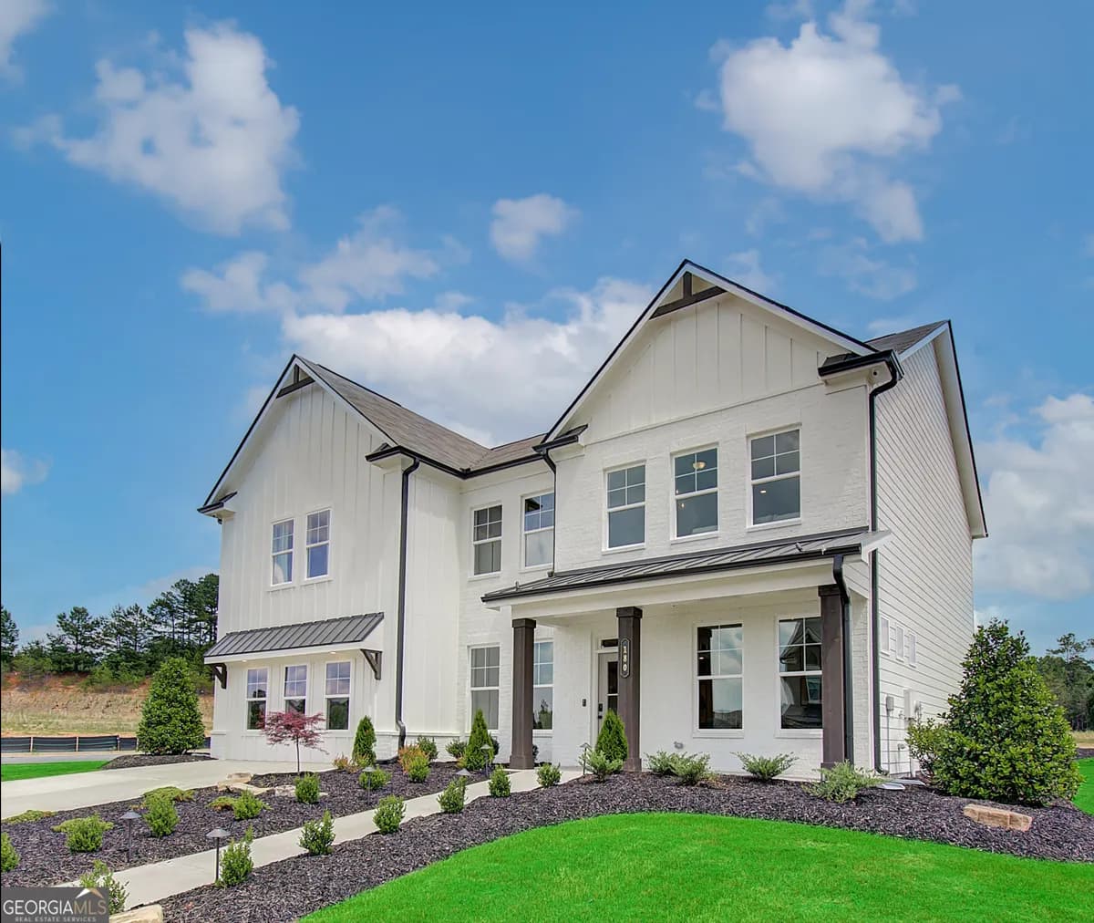 Two story new construction site-built home with off-site exterior by Chafin Communities, a Clayton company.
