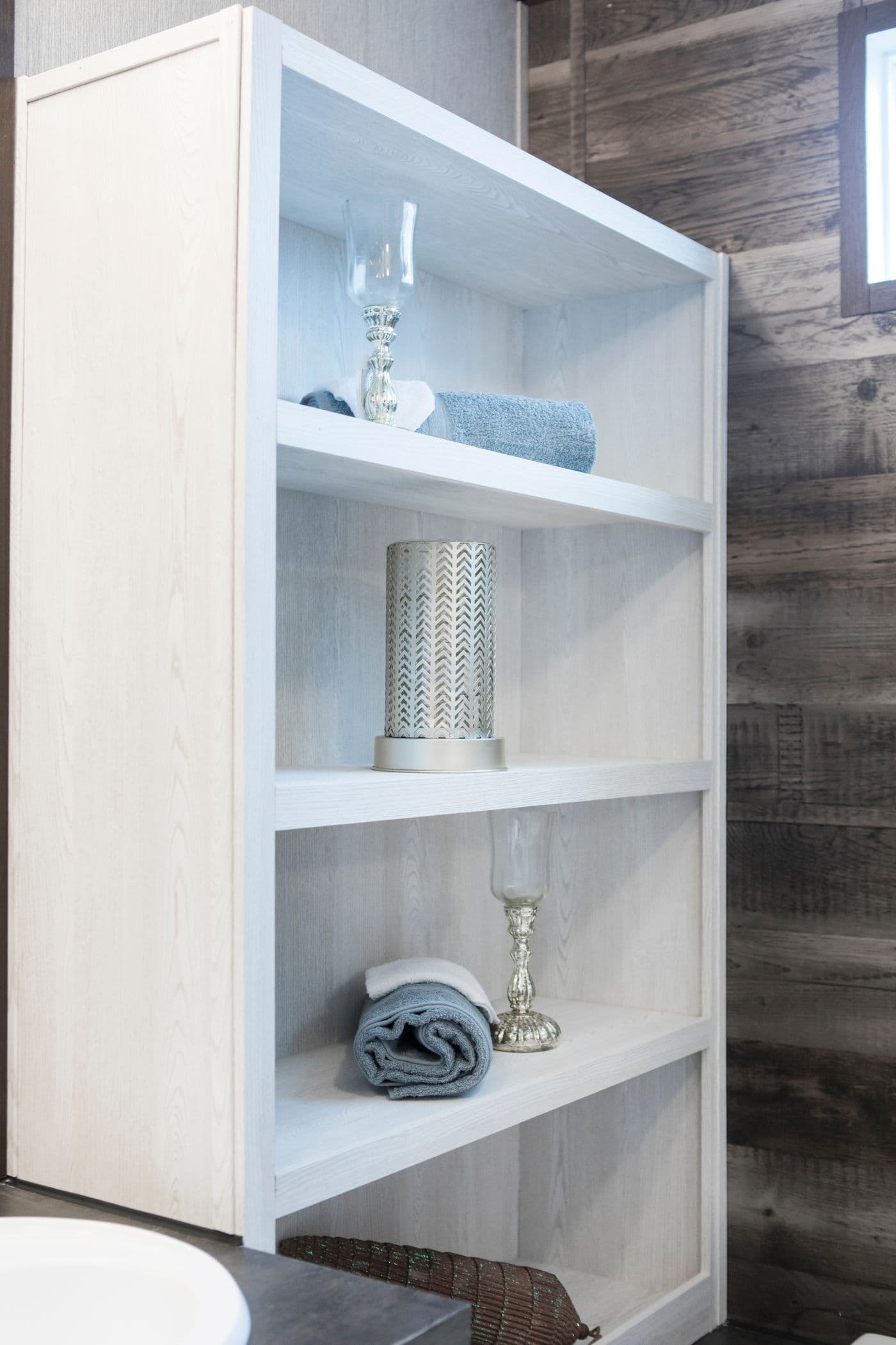 The THE SEASIDE Primary Bathroom. This Manufactured Mobile Home features 3 bedrooms and 2 baths.
