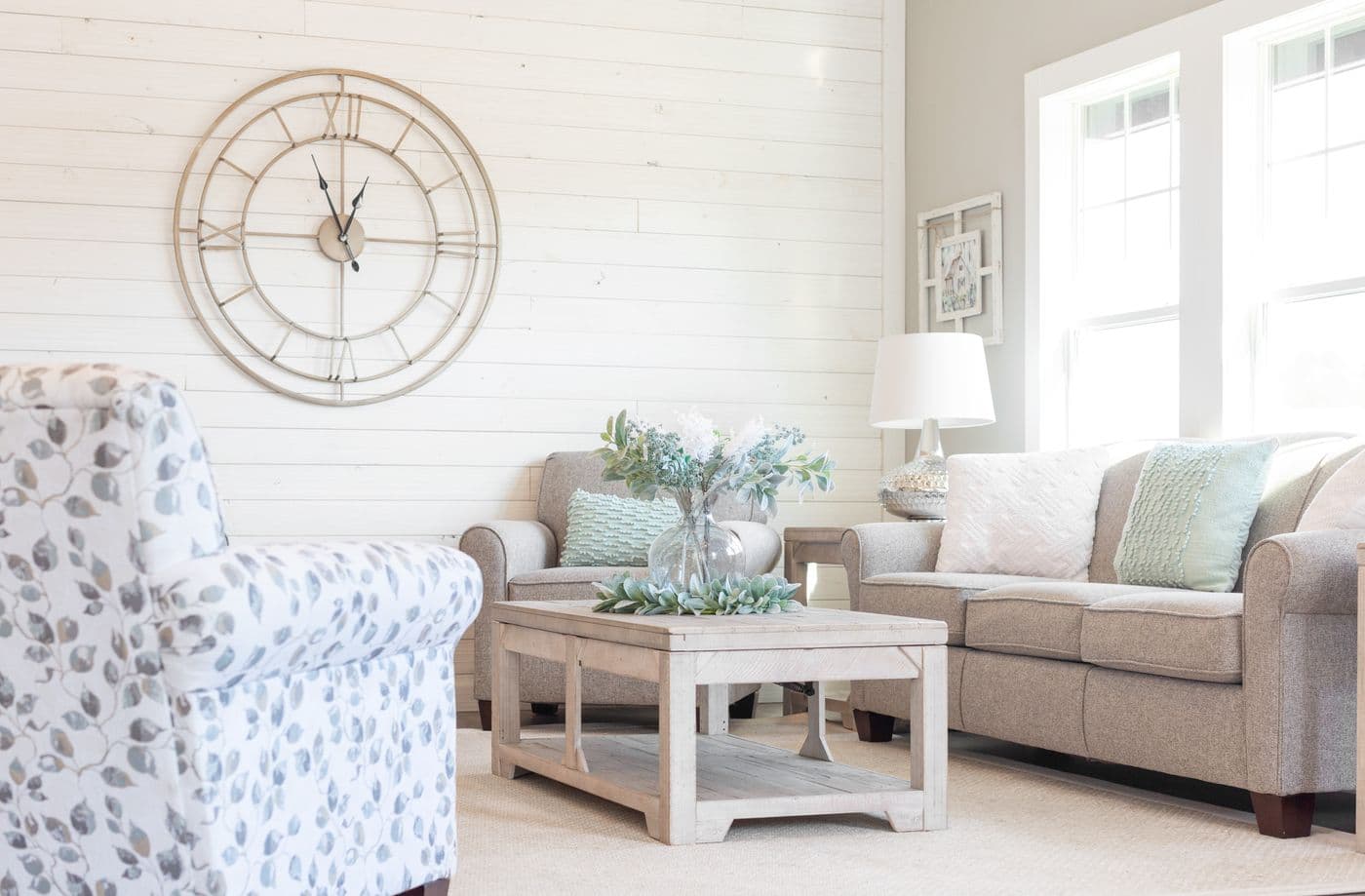 The 1434 CAROLINA "SOUTHERN BELLE" Living Room. This Manufactured Mobile Home features 3 bedrooms and 2 baths.