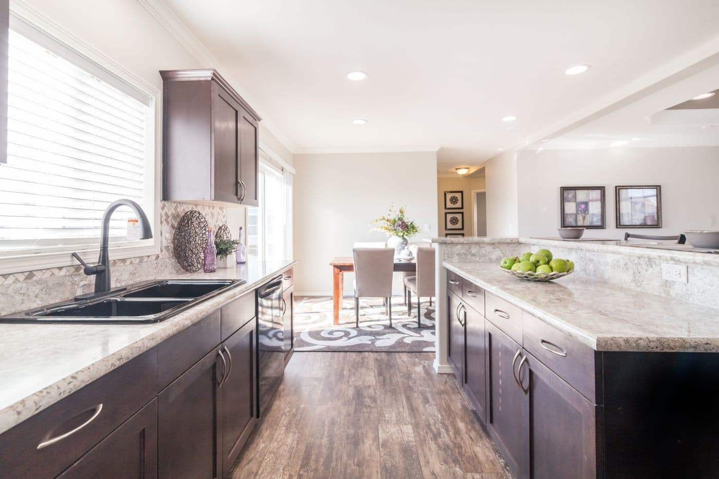 The K2760B Kitchen. This Manufactured Mobile Home features 4 bedrooms and 2 baths.
