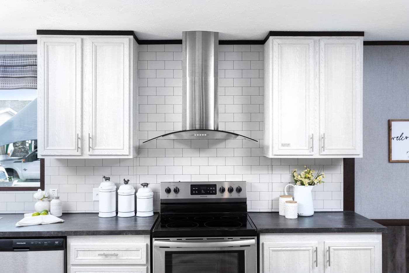 The SIG28663A Kitchen. This Manufactured Mobile Home features 3 bedrooms and 2 baths.