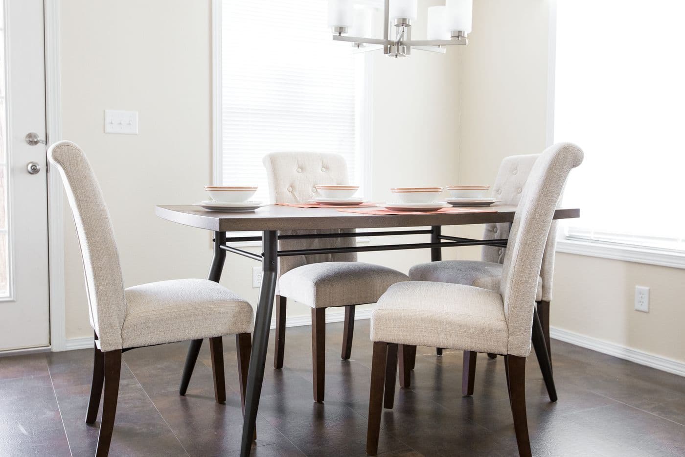 The K2750A Dining Area. This Manufactured Mobile Home features 3 bedrooms and 2 baths.