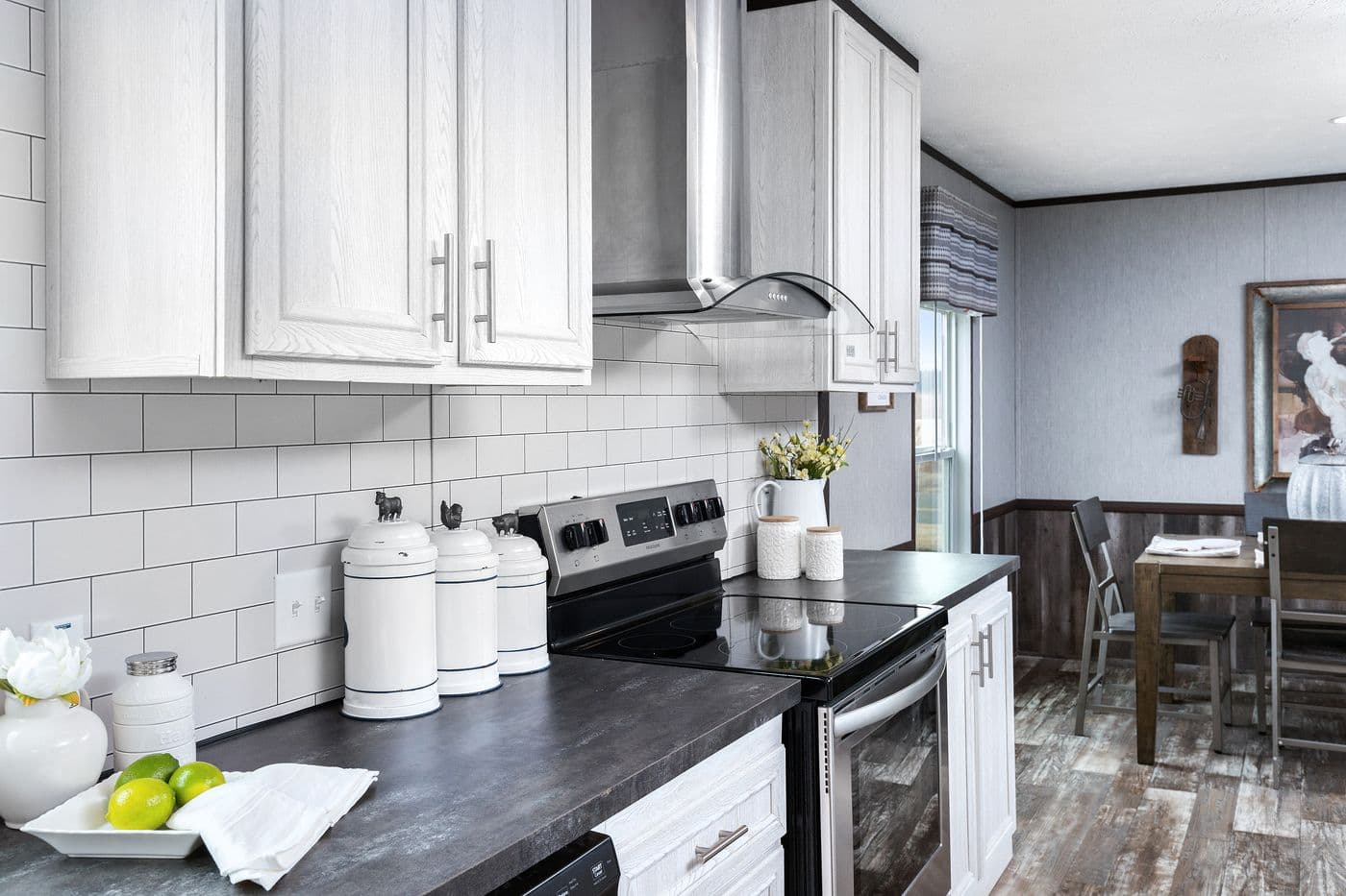 The SIG28663A Kitchen. This Manufactured Mobile Home features 3 bedrooms and 2 baths.