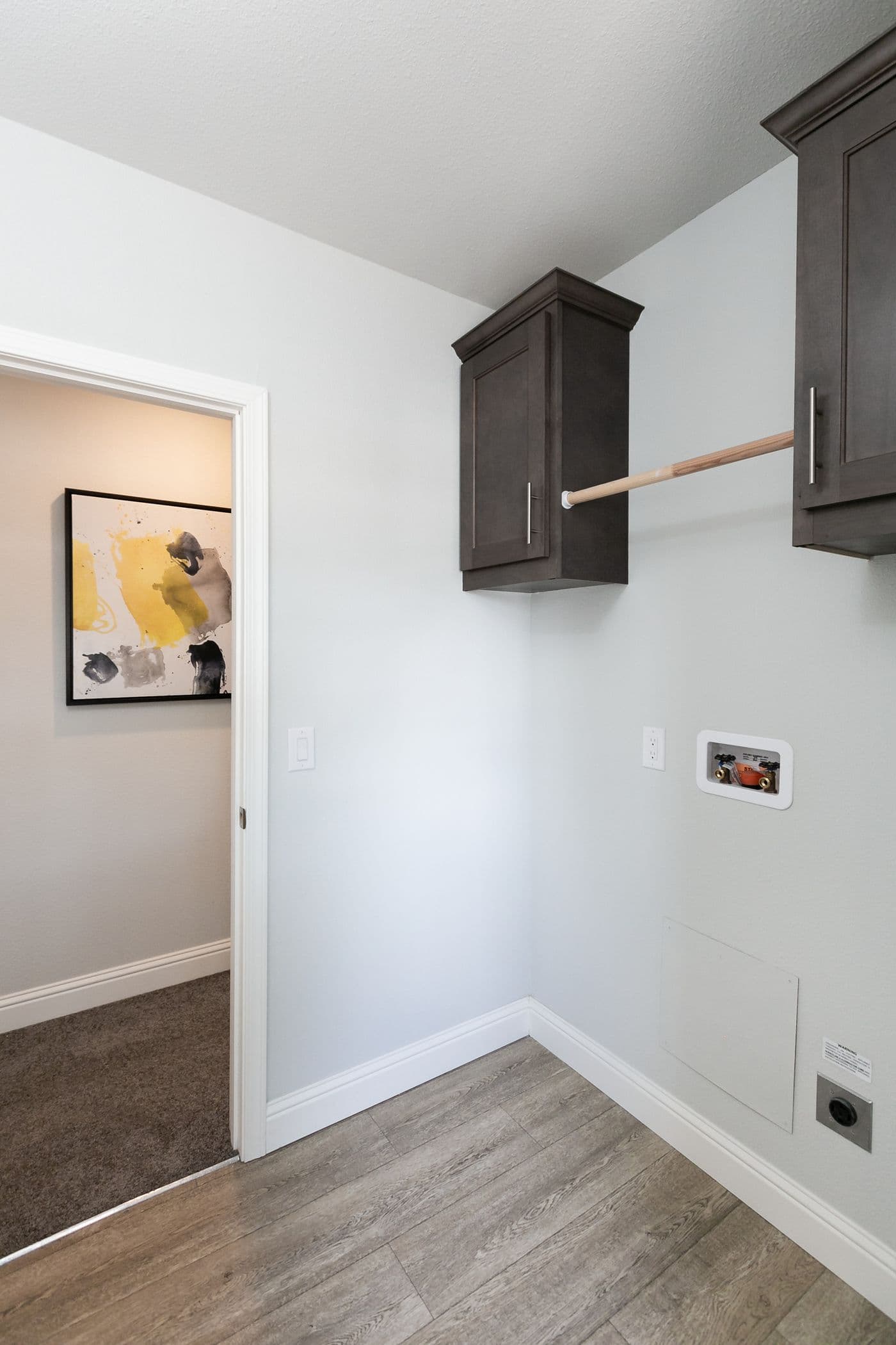 The CORONADO 2446A Utility Room. This Manufactured Mobile Home features 3 bedrooms and 2 baths.