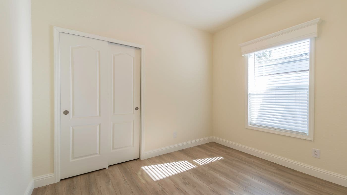 The CORONADO 2456B Guest Bedroom. This Manufactured Mobile Home features 3 bedrooms and 2 baths.