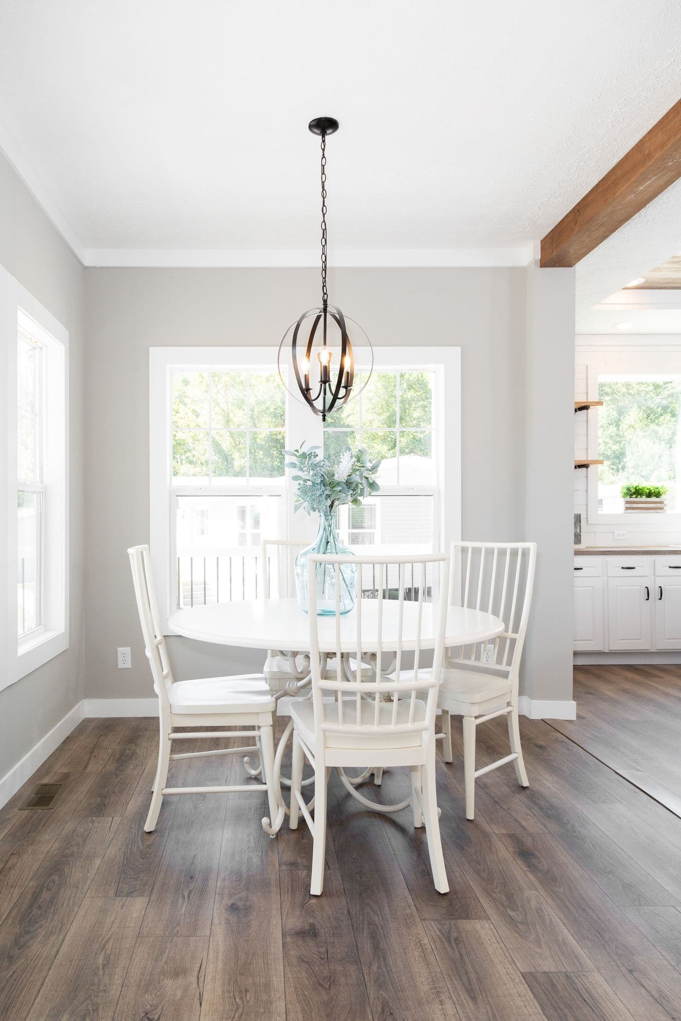 The 1434 CAROLINA "SOUTHERN BELLE" Dining Room. This Manufactured Mobile Home features 3 bedrooms and 2 baths.