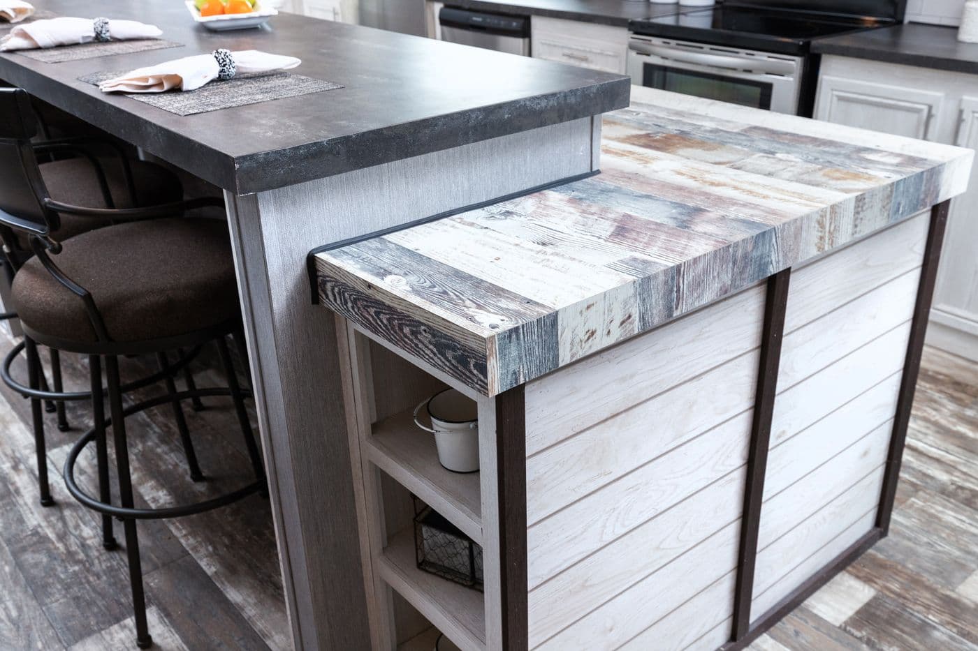 The SIG28663A Kitchen. This Manufactured Mobile Home features 3 bedrooms and 2 baths.