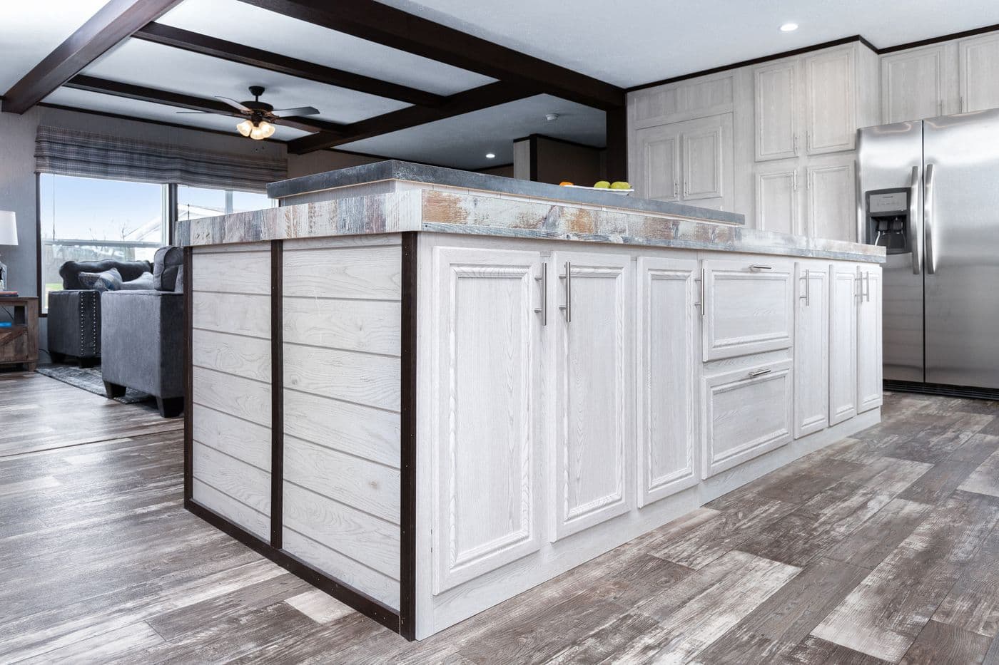 The SIG28663A Kitchen. This Manufactured Mobile Home features 3 bedrooms and 2 baths.