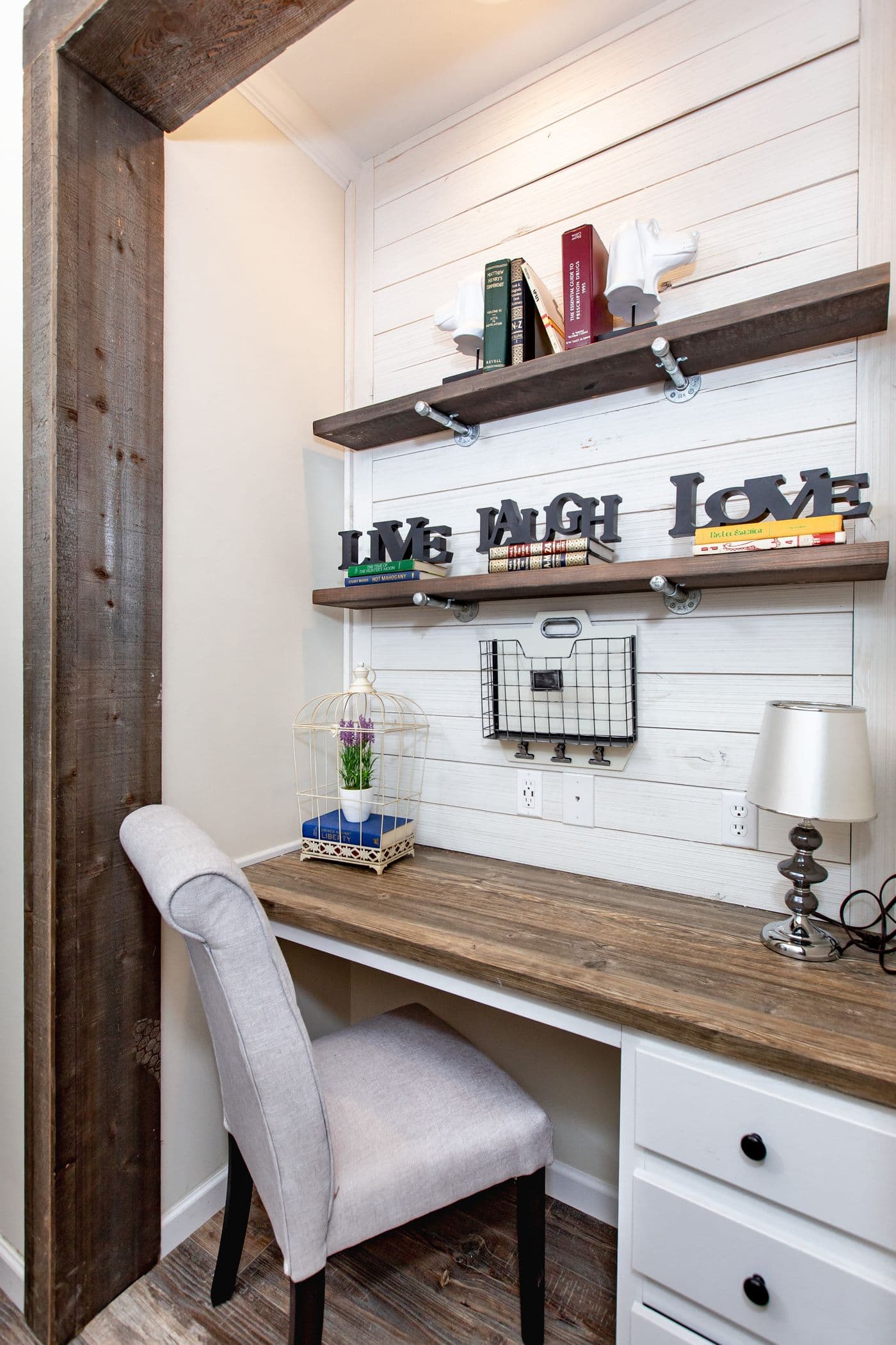 The SOUTHERN CHARM Study Nook. This Manufactured Mobile Home features 3 bedrooms and 2 baths.