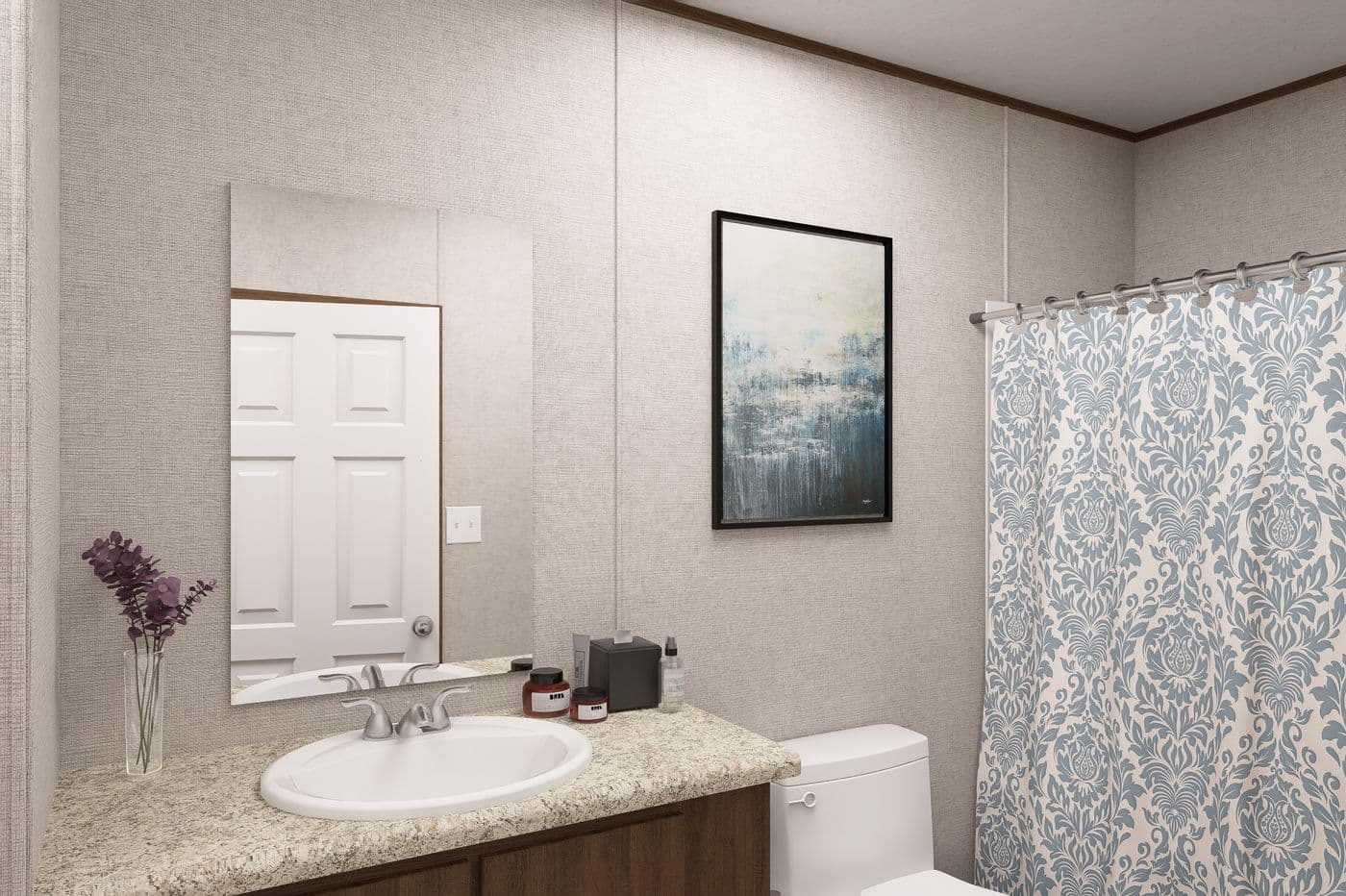 The MAGNOLIA Exterior. This Manufactured Mobile Home features 3 bedrooms and 2 baths.