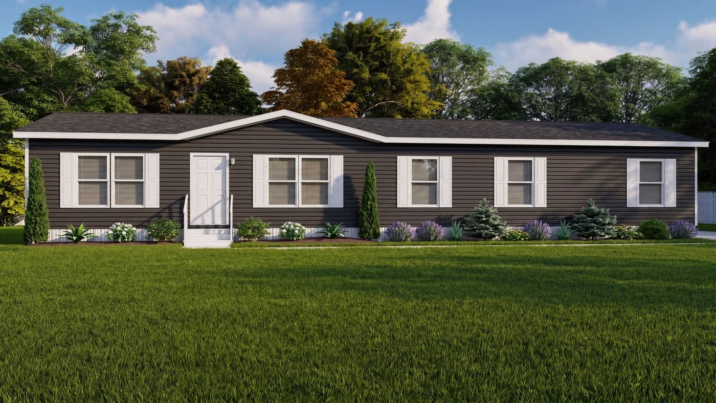 The TRADITION 2868B Exterior. This Manufactured Mobile Home features 4 bedrooms and 2 baths.