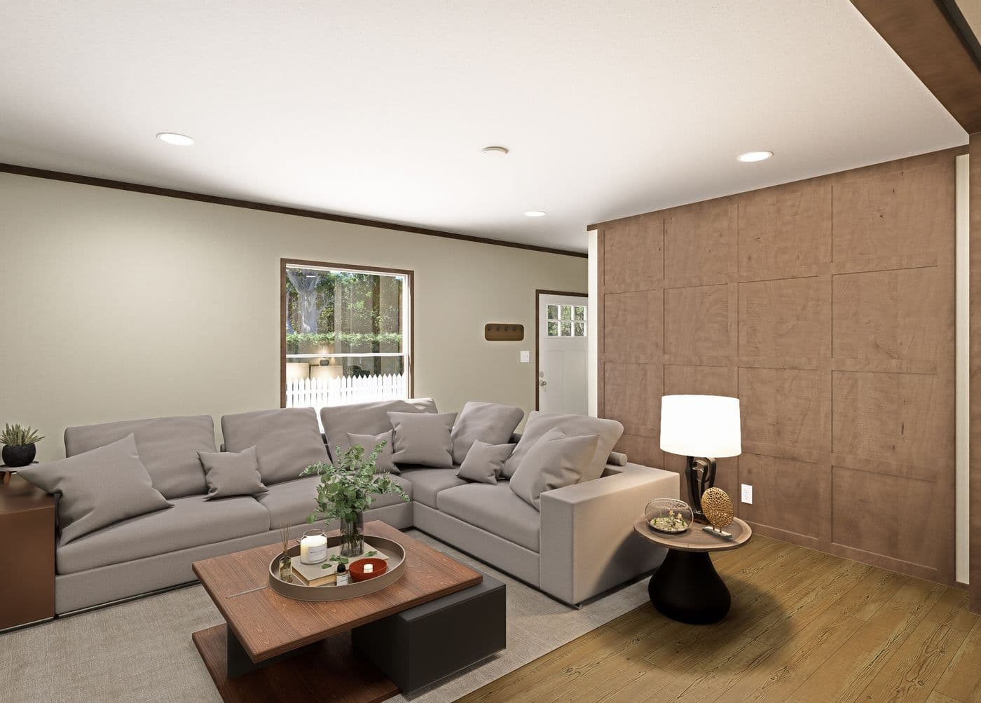 The DRAKE Exterior. This Manufactured Mobile Home features 3 bedrooms and 2 baths.
