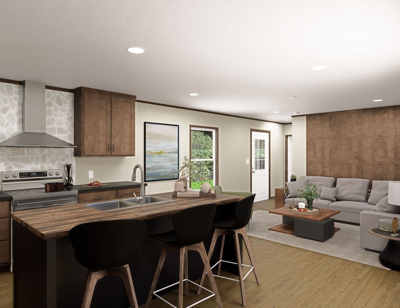 The TUSCANY Exterior. This Manufactured Mobile Home features 2 bedrooms and 2 baths.