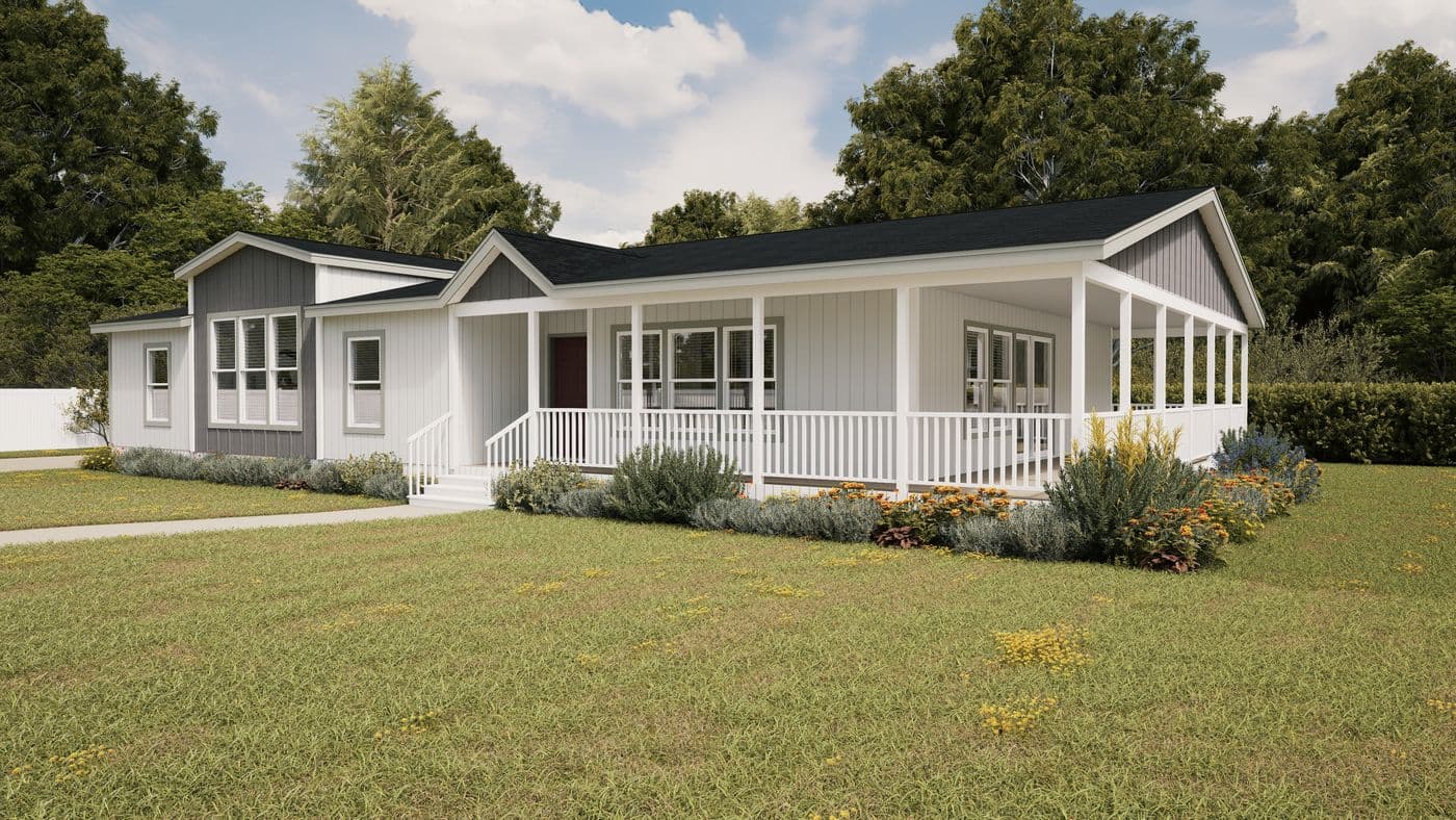 The ING602K GENERAL SHERMAN     GW Exterior. This Manufactured Mobile Home features 3 bedrooms and 2 baths.