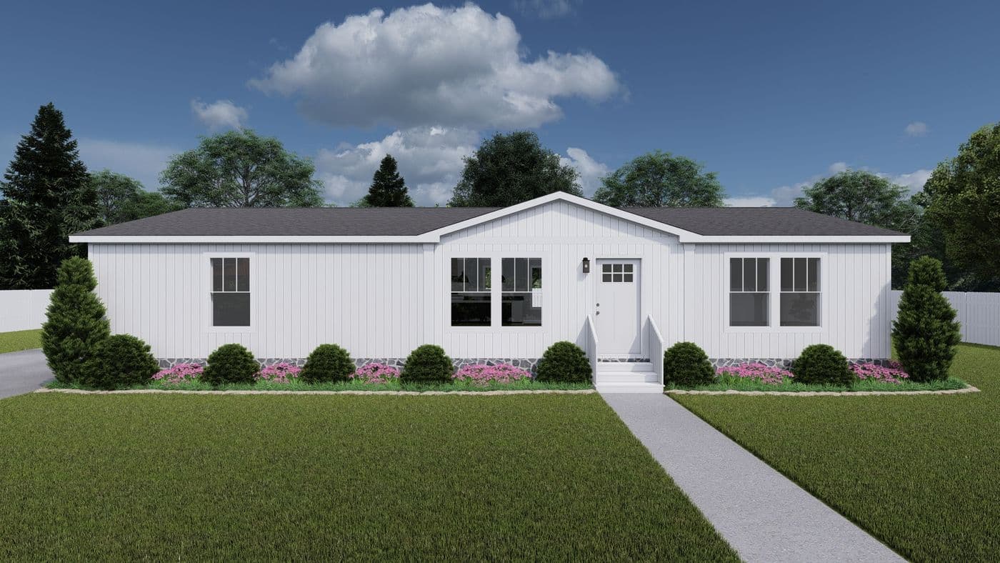 The LIMELIGHT Exterior. This Modular Home features 3 bedrooms and 2 baths.