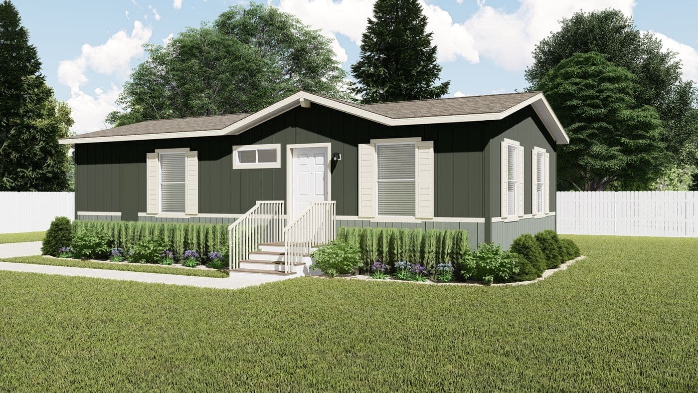 The FAIRPOINT 20382B Upgrade Heritage Exterior. This Manufactured Mobile Home features 2 bedrooms and 2 baths.