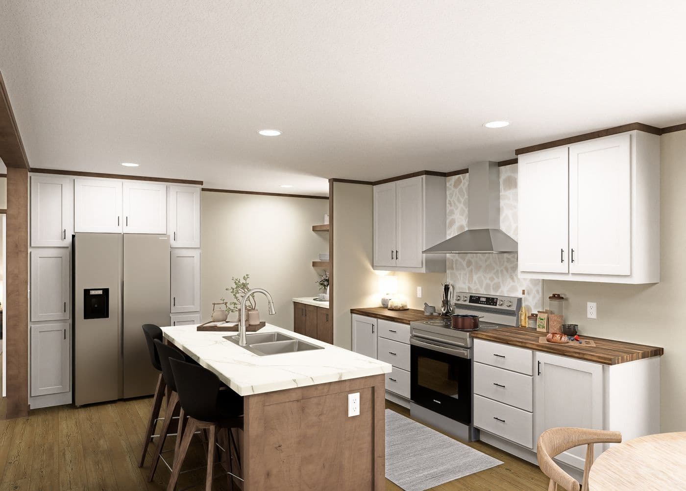 The CROCKETT Exterior. This Manufactured Mobile Home features 3 bedrooms and 2 baths.