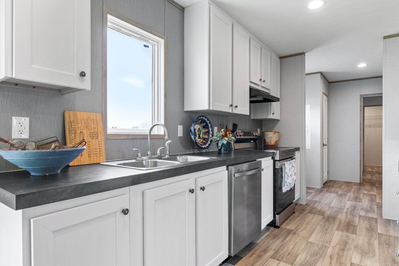 The HAVEN Exterior. This Manufactured Mobile Home features 3 bedrooms and 2 baths.