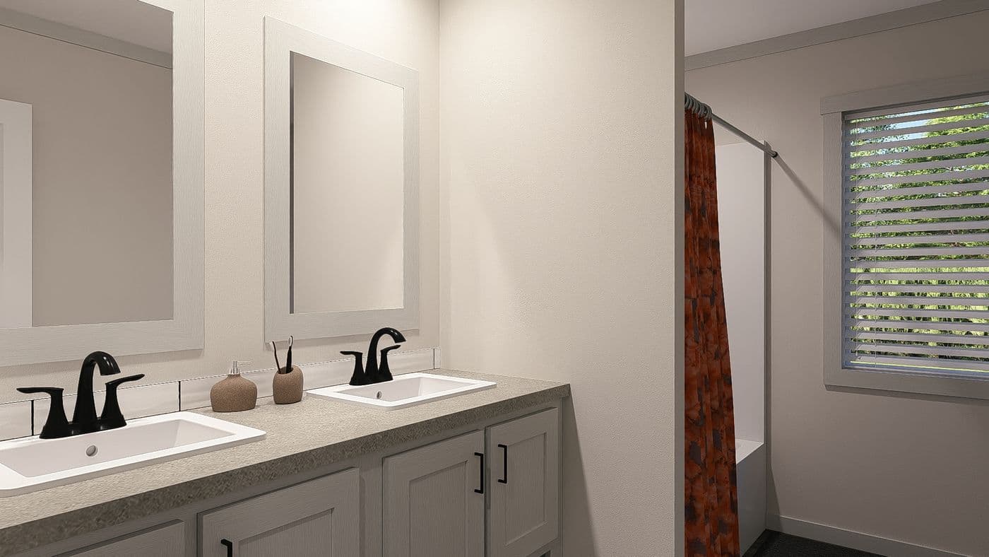 The FARM 3 FLEX DEN ELITE Exterior. This Manufactured Mobile Home features 3 bedrooms and 2 baths.