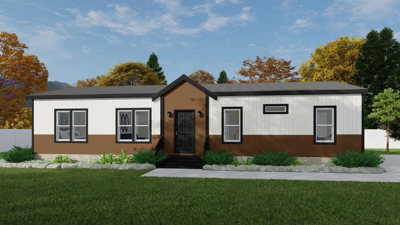 The ING521F NOBLE               GW Exterior. This Manufactured Mobile Home features 3 bedrooms and 2 baths.