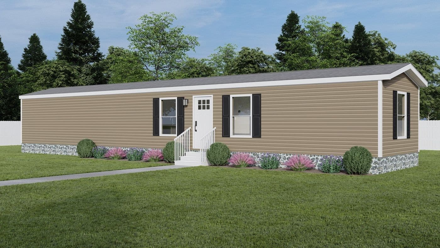 The DIAS 7014-1466 Exterior. This Manufactured Mobile Home features 3 bedrooms and 2 baths.