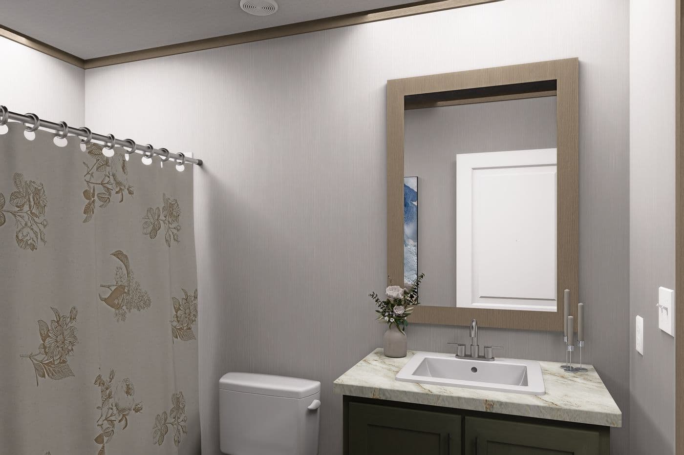 The SNOWCAP Exterior. This Manufactured Mobile Home features 4 bedrooms and 3 baths.
