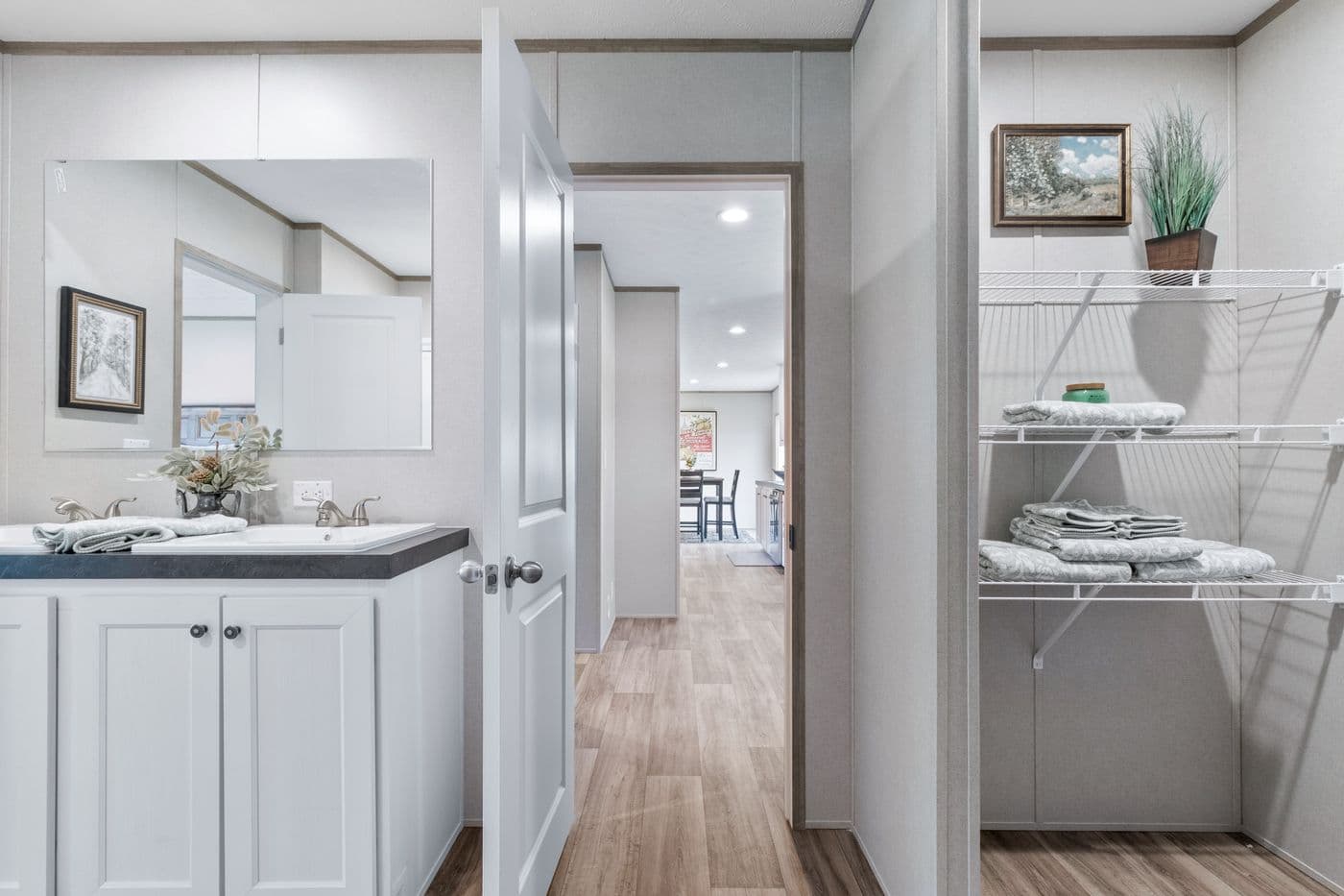 The HAVEN Exterior. This Manufactured Mobile Home features 3 bedrooms and 2 baths.