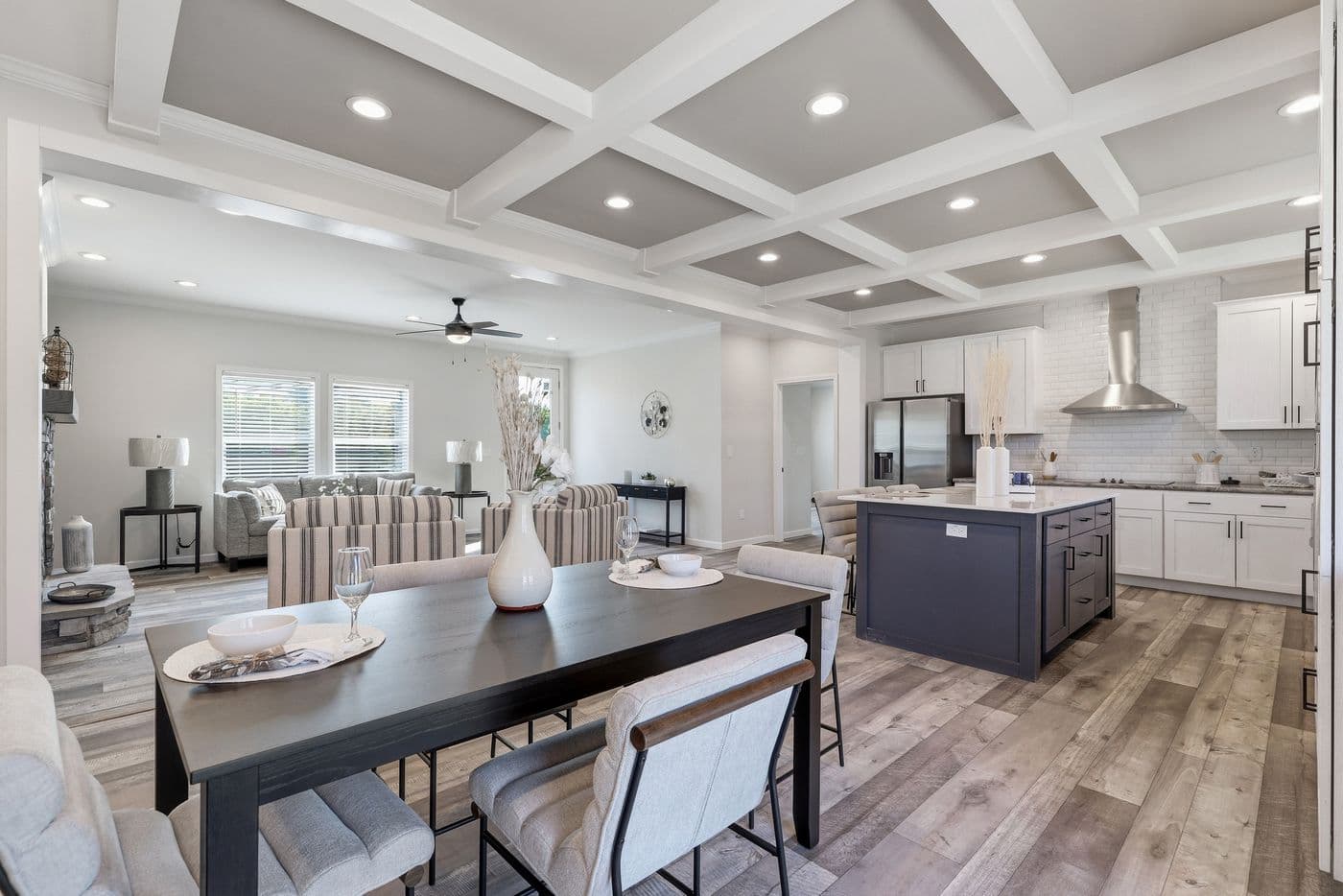 The SUPER 68 ELITE Exterior. This Manufactured Mobile Home features 3 bedrooms and 2 baths.