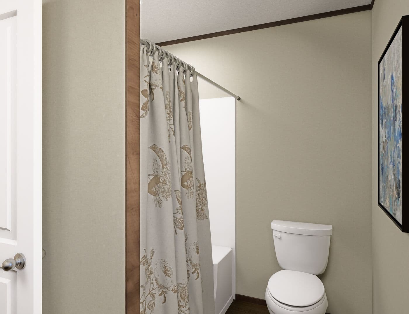 The TUSCANY Exterior. This Manufactured Mobile Home features 2 bedrooms and 2 baths.