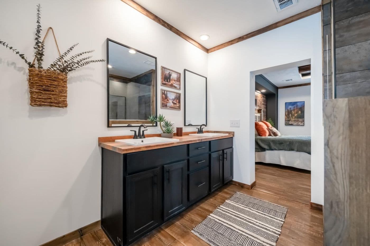 The THE MAGNOLIA Exterior. This Manufactured Mobile Home features 4 bedrooms and 3 baths.