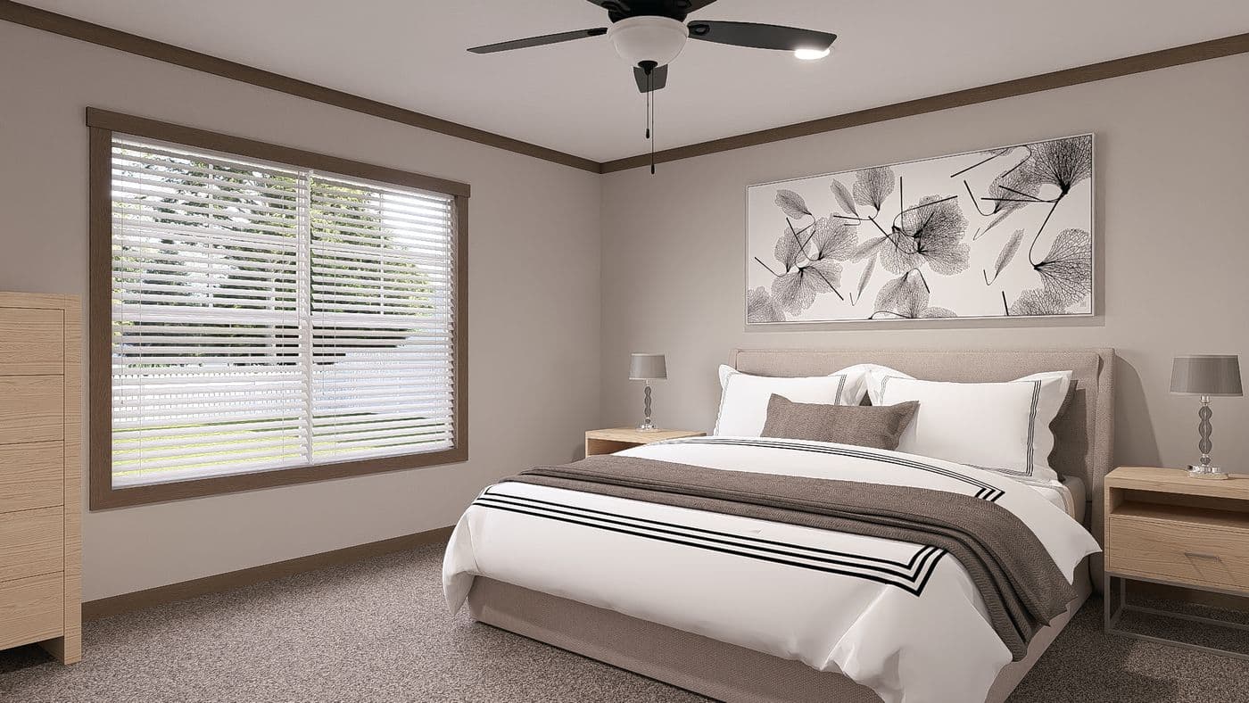 The EVERETT ELITE Exterior. This Manufactured Mobile Home features 4 bedrooms and 3 baths.
