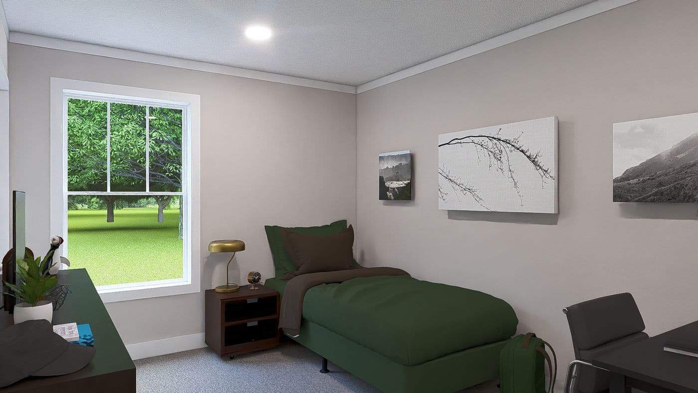The SHOUT Exterior. This Manufactured Mobile Home features 3 bedrooms and 2 baths.