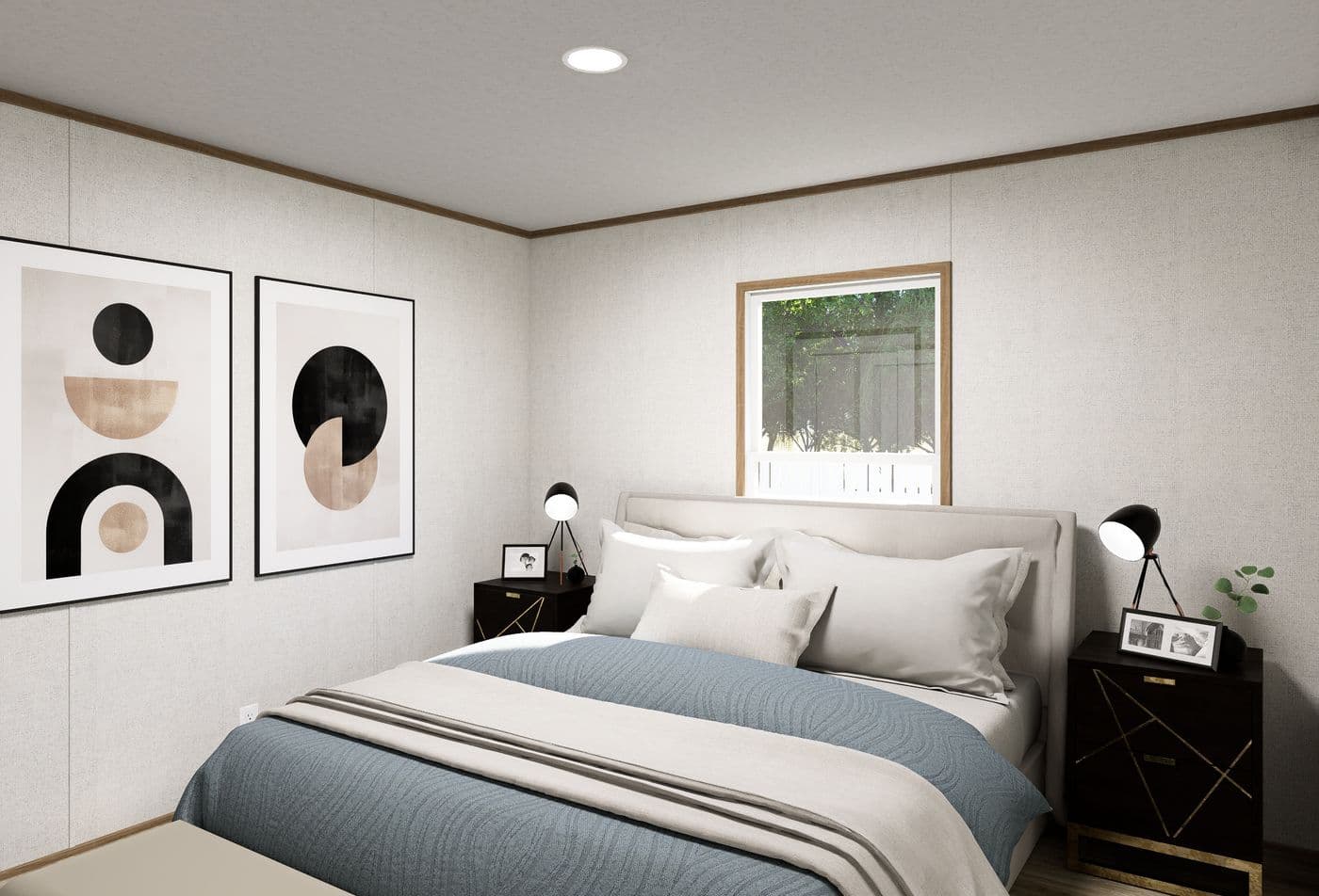 The HAVEN  28X60 Exterior. This Manufactured Mobile Home features 3 bedrooms and 2 baths.