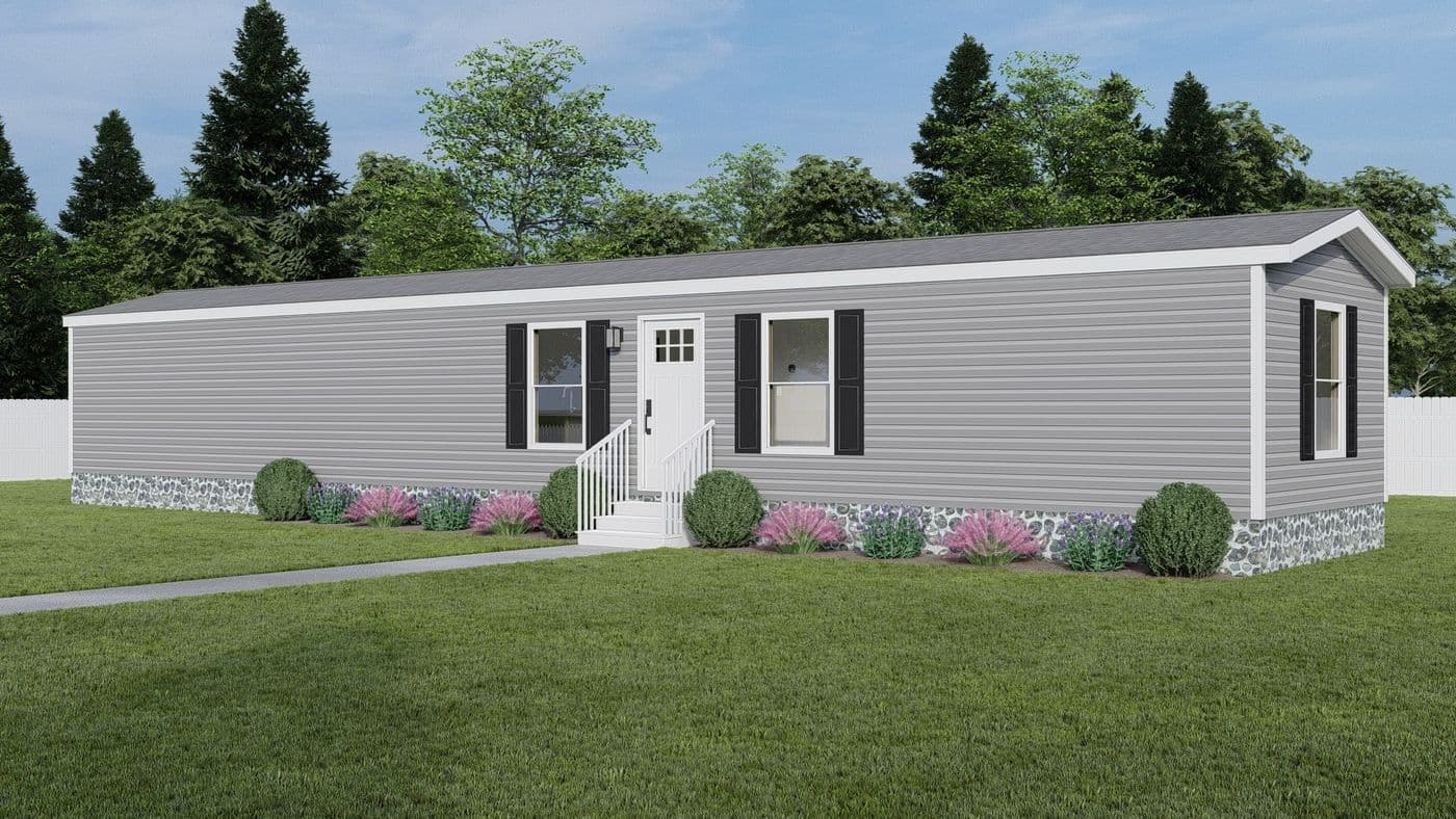 The DIAS 7014-1466 Exterior. This Manufactured Mobile Home features 3 bedrooms and 2 baths.
