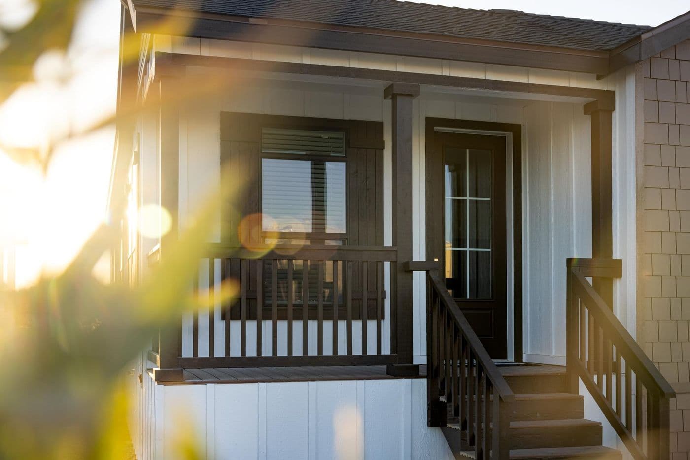 The ELEANOR Exterior. View of the charming porch.