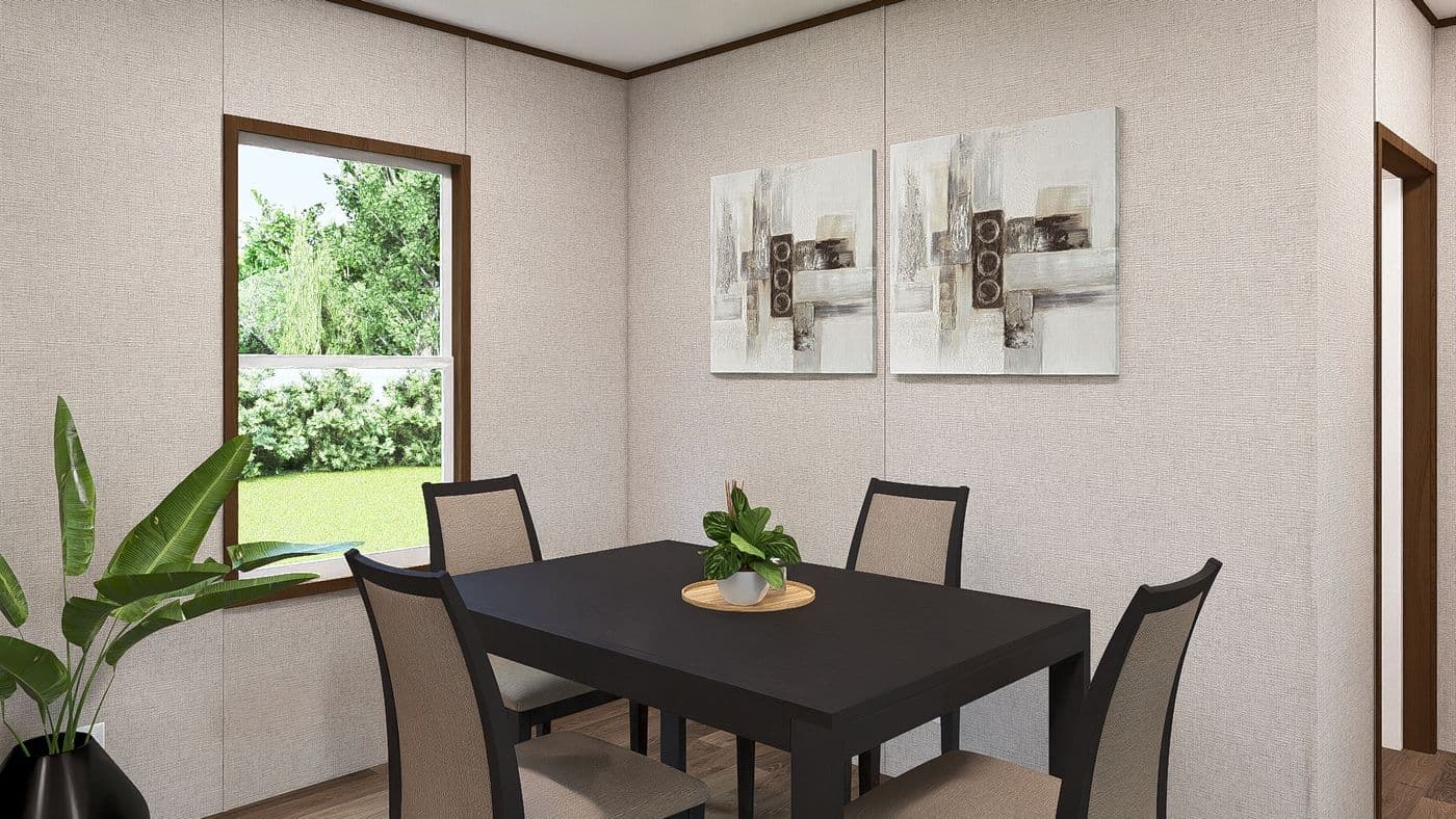 The MAPLE Exterior. This Manufactured Mobile Home features 3 bedrooms and 2 baths.