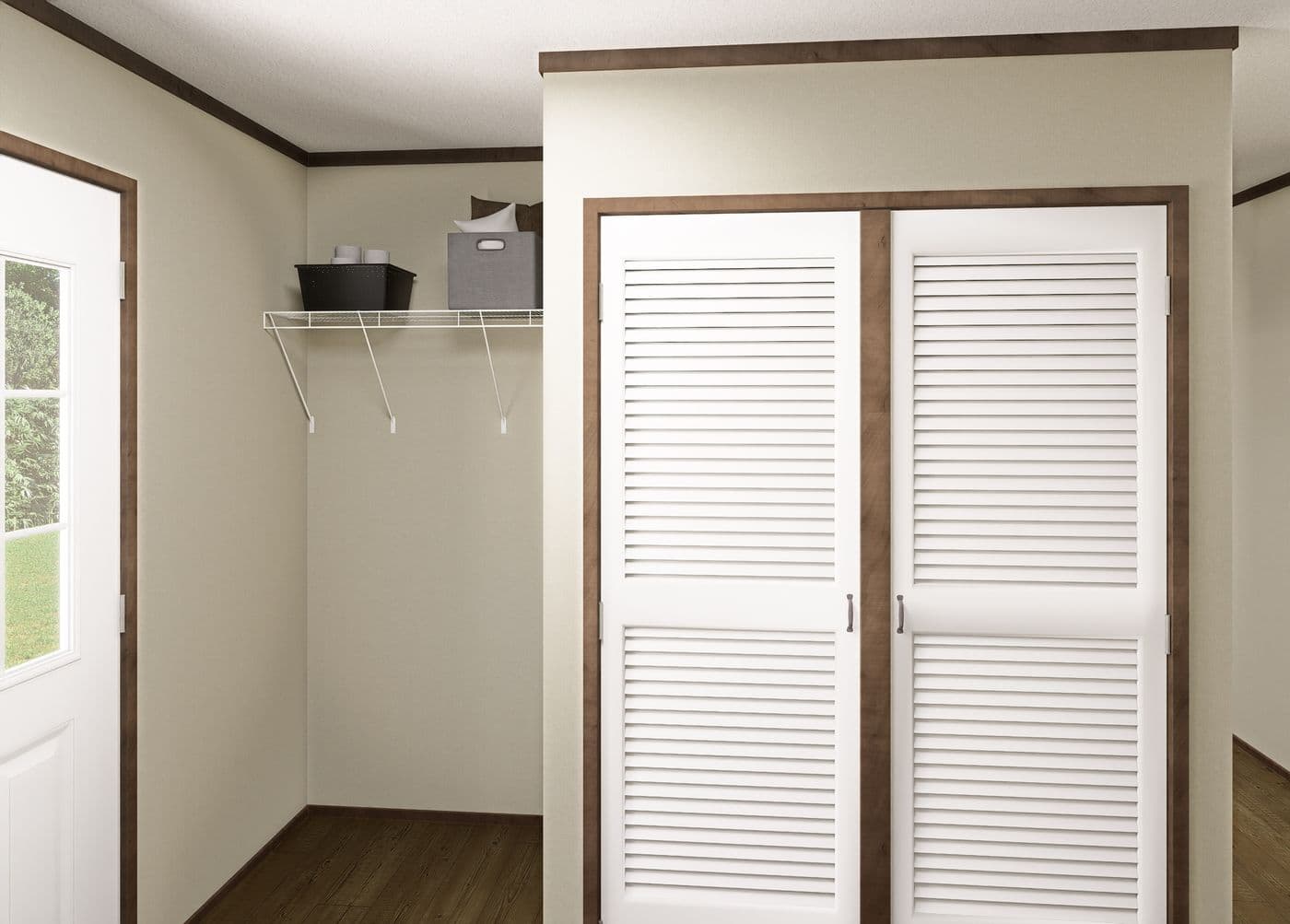 The SEVIER Exterior. This Manufactured Mobile Home features 4 bedrooms and 3 baths.