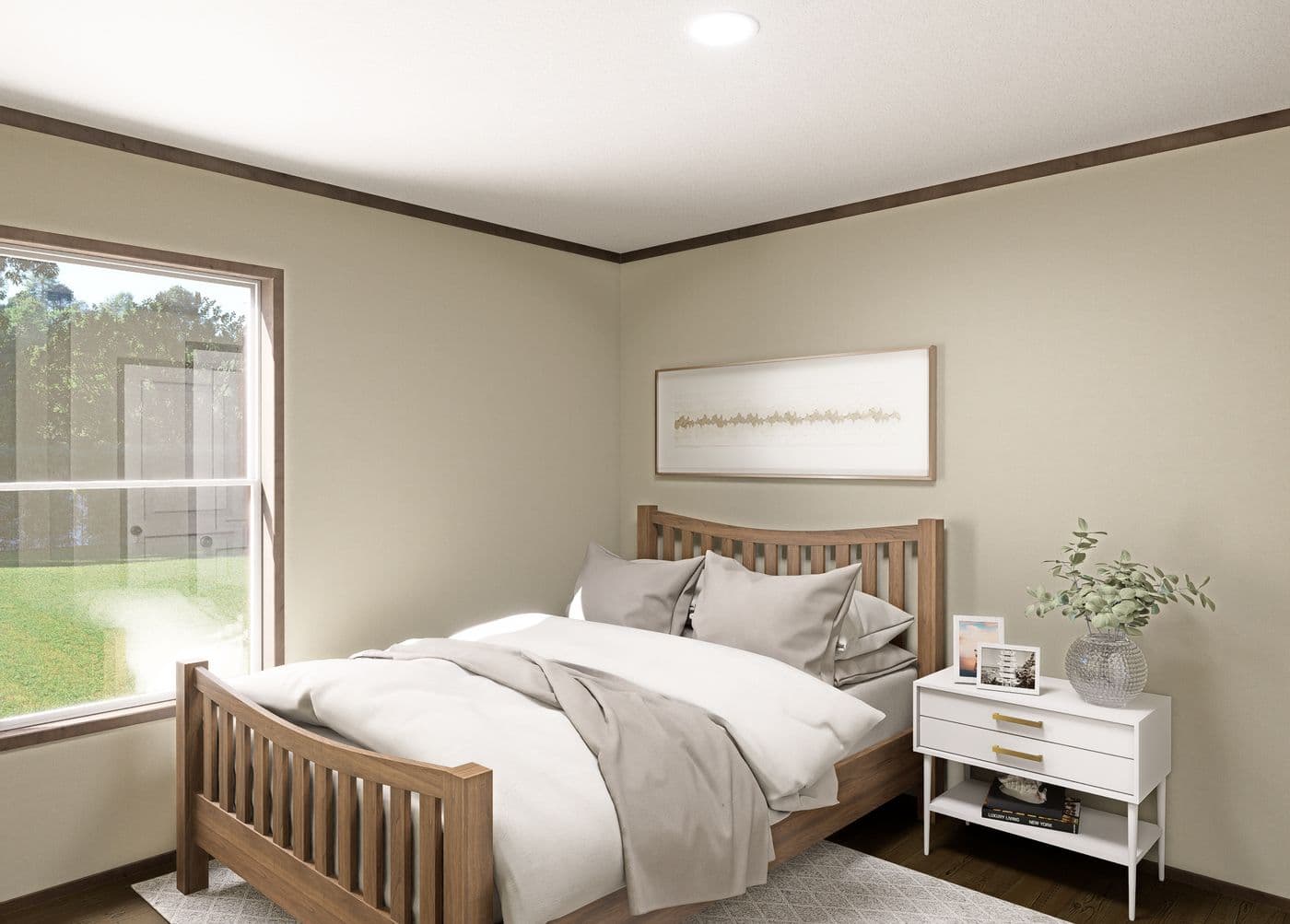 The SEVIER Exterior. This Manufactured Mobile Home features 4 bedrooms and 3 baths.