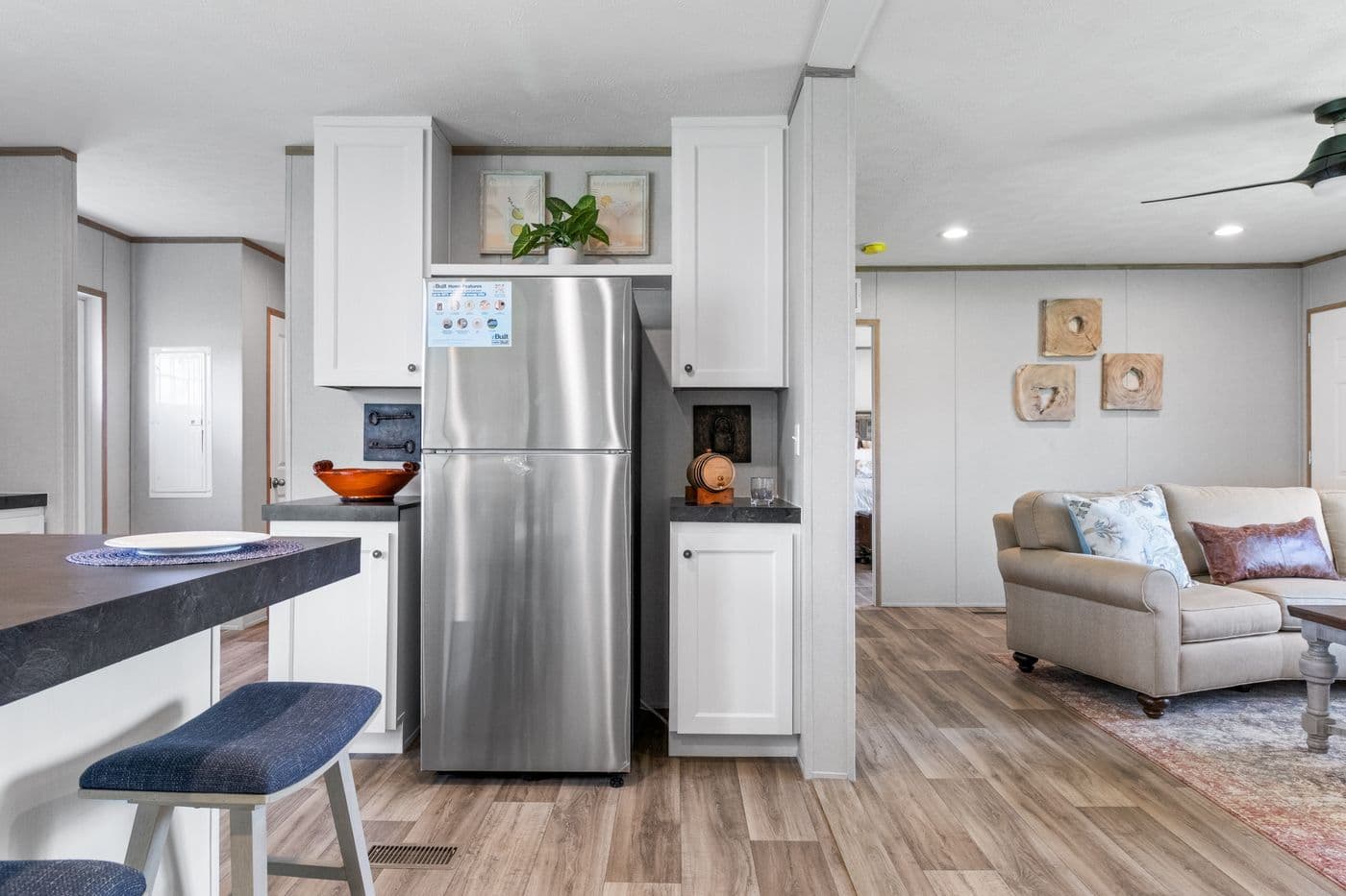The HAVEN Exterior. This Manufactured Mobile Home features 3 bedrooms and 2 baths.