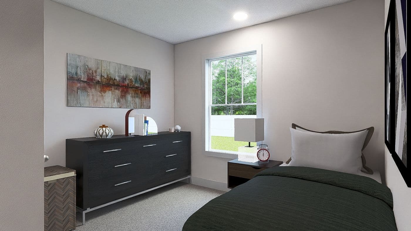The RISING SUN Exterior. This Manufactured Mobile Home features 2 bedrooms and 2 baths.