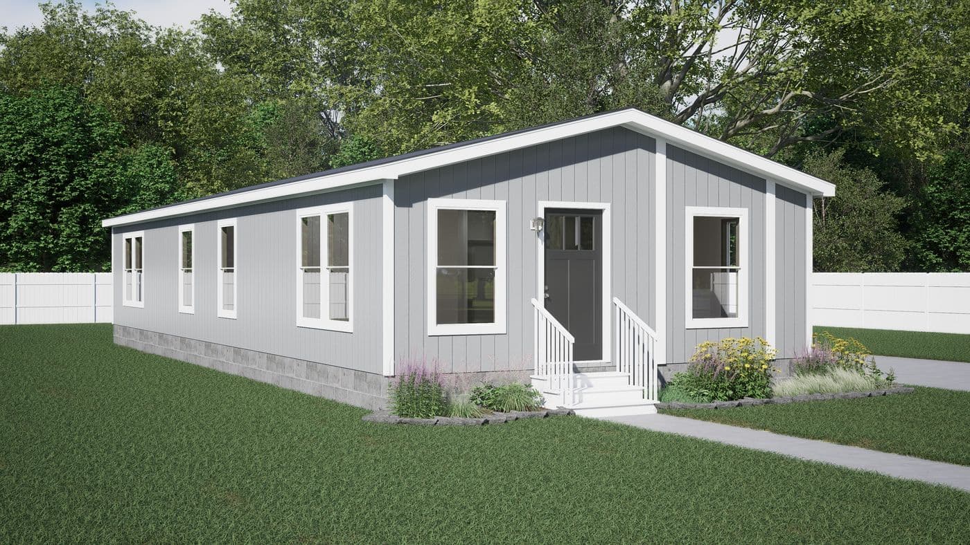 The ADVANCE Exterior. This Manufactured Mobile Home features 3 bedrooms and 2 baths.