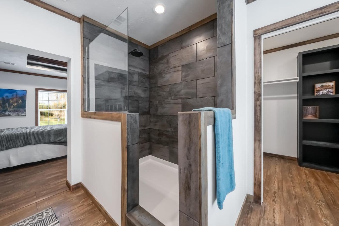 The THE MAGNOLIA Exterior. This Manufactured Mobile Home features 4 bedrooms and 3 baths.