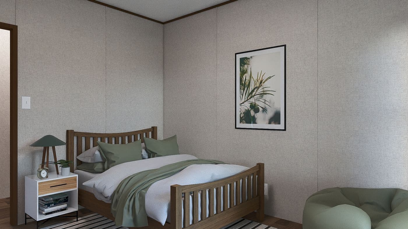 The BIRCH Exterior. This Manufactured Mobile Home features 3 bedrooms and 2 baths.