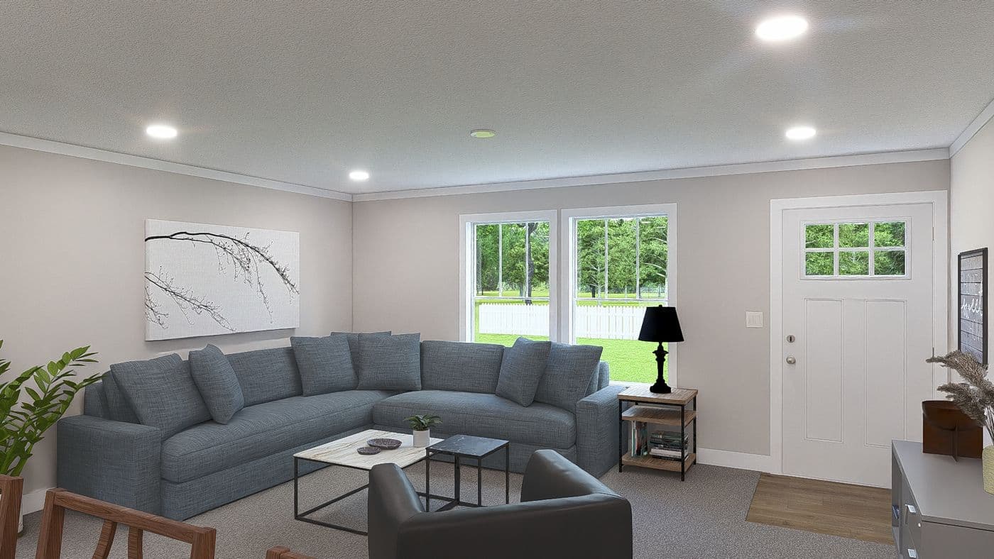 The BROWN EYED GIRL Exterior. This Manufactured Mobile Home features 4 bedrooms and 2 baths.