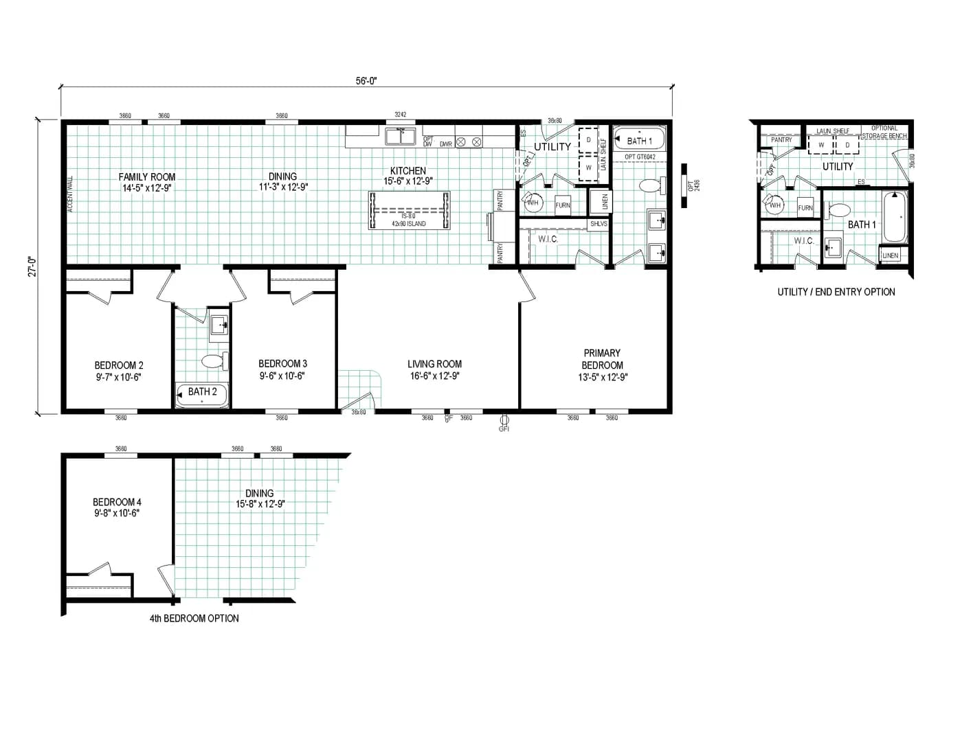 The 5628-E787 THE PULSE Exterior. This Manufactured Mobile Home features 3 bedrooms and 2 baths.