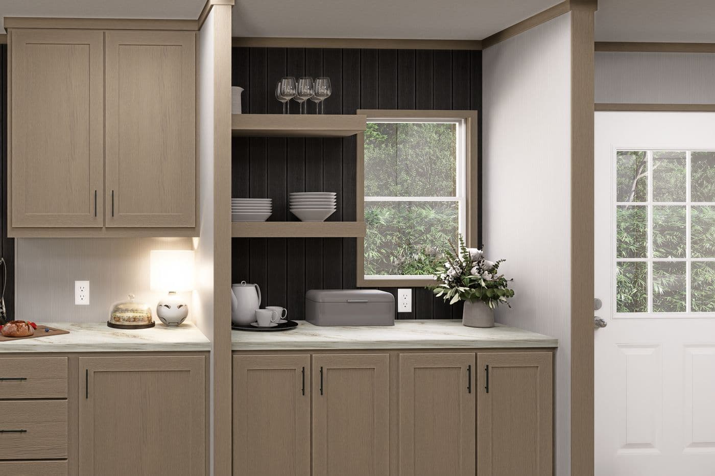 The SNOWCAP Exterior. This Manufactured Mobile Home features 4 bedrooms and 3 baths.