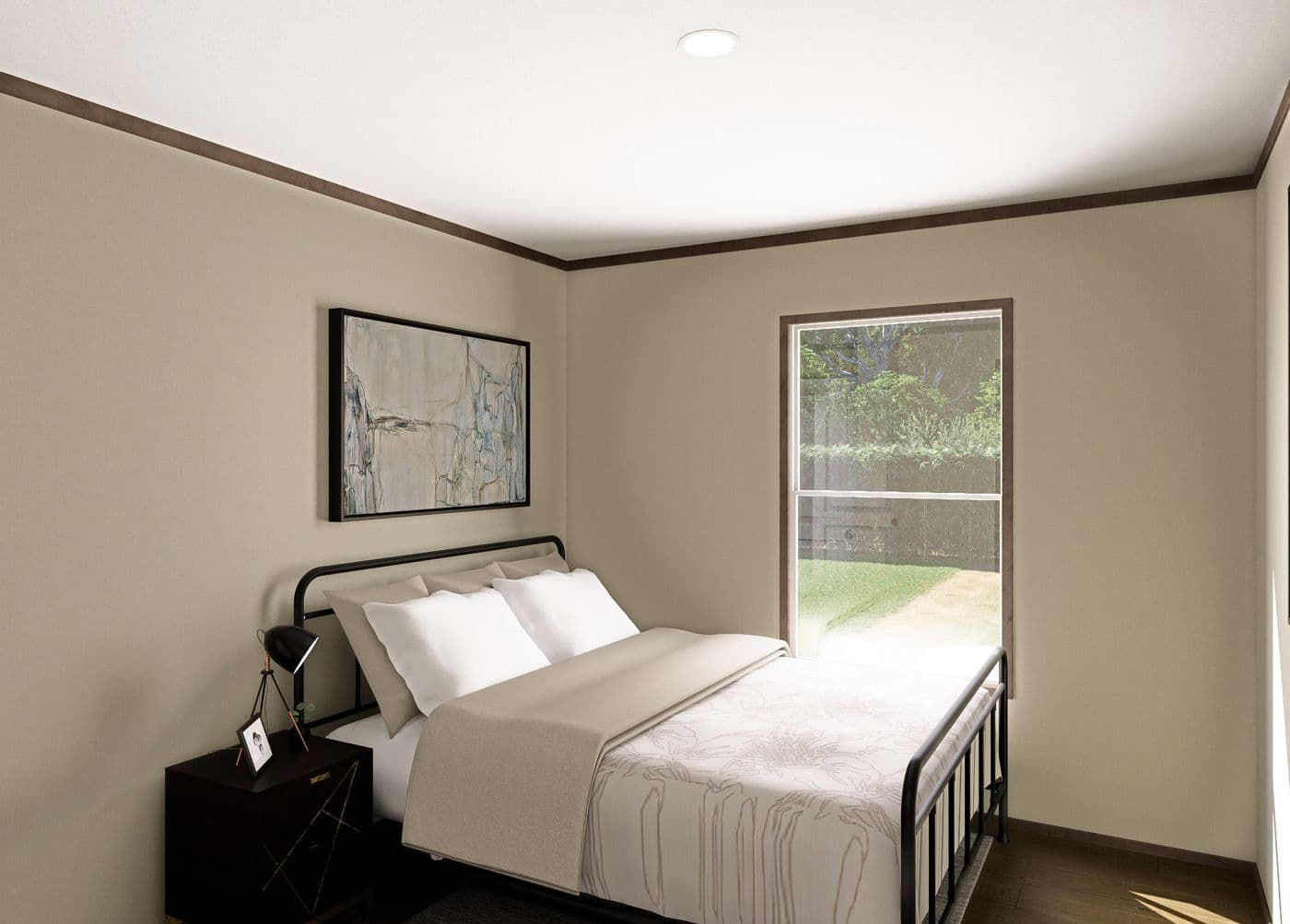 The BOONE Exterior. This Manufactured Mobile Home features 4 bedrooms and 2 baths.