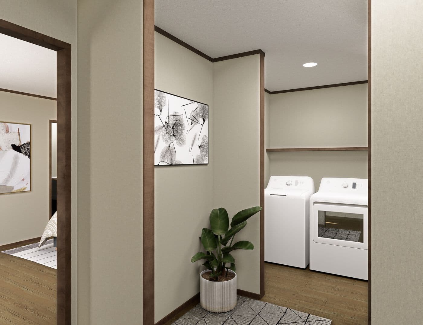 The TUSCANY Exterior. This Manufactured Mobile Home features 2 bedrooms and 2 baths.
