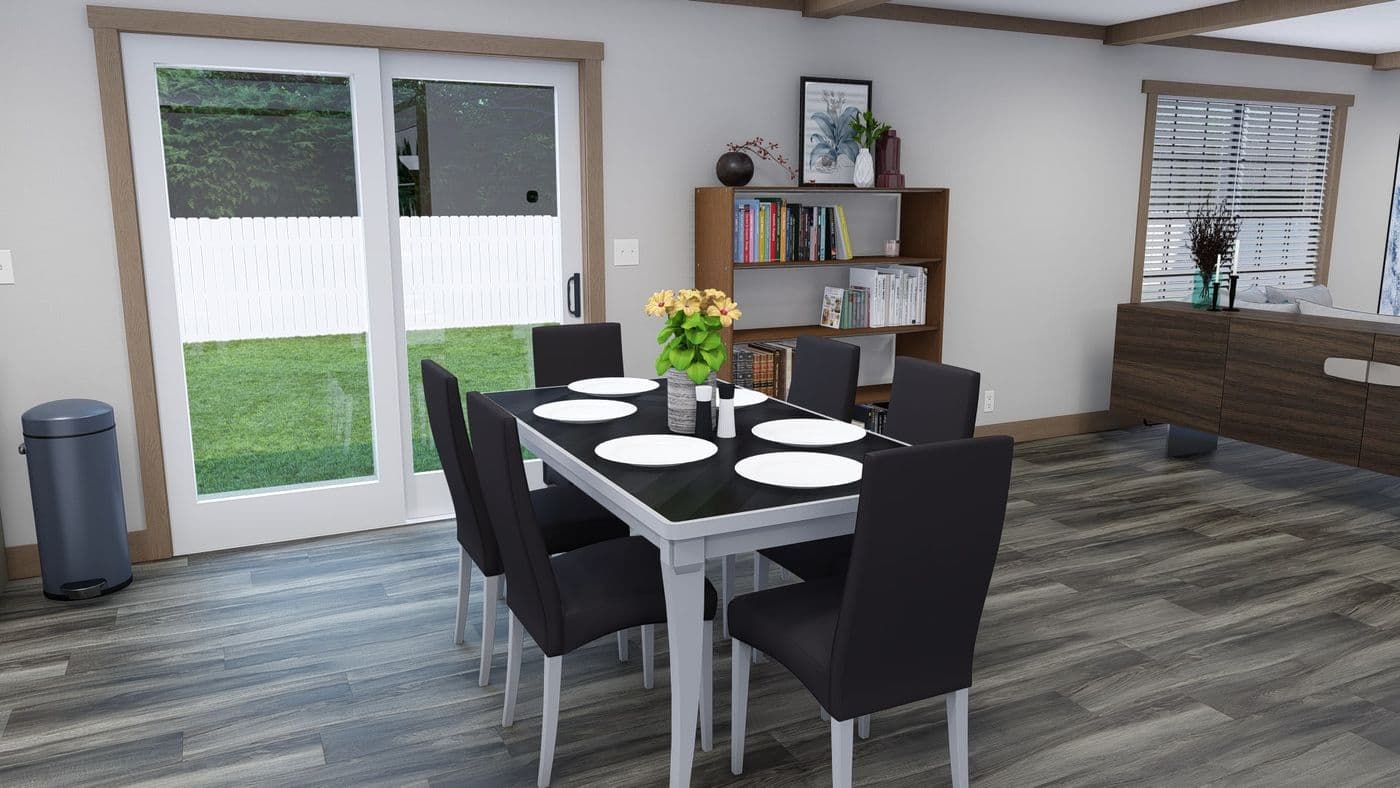 The THE TINSLEY Exterior. This Manufactured Mobile Home features 4 bedrooms and 2 baths.