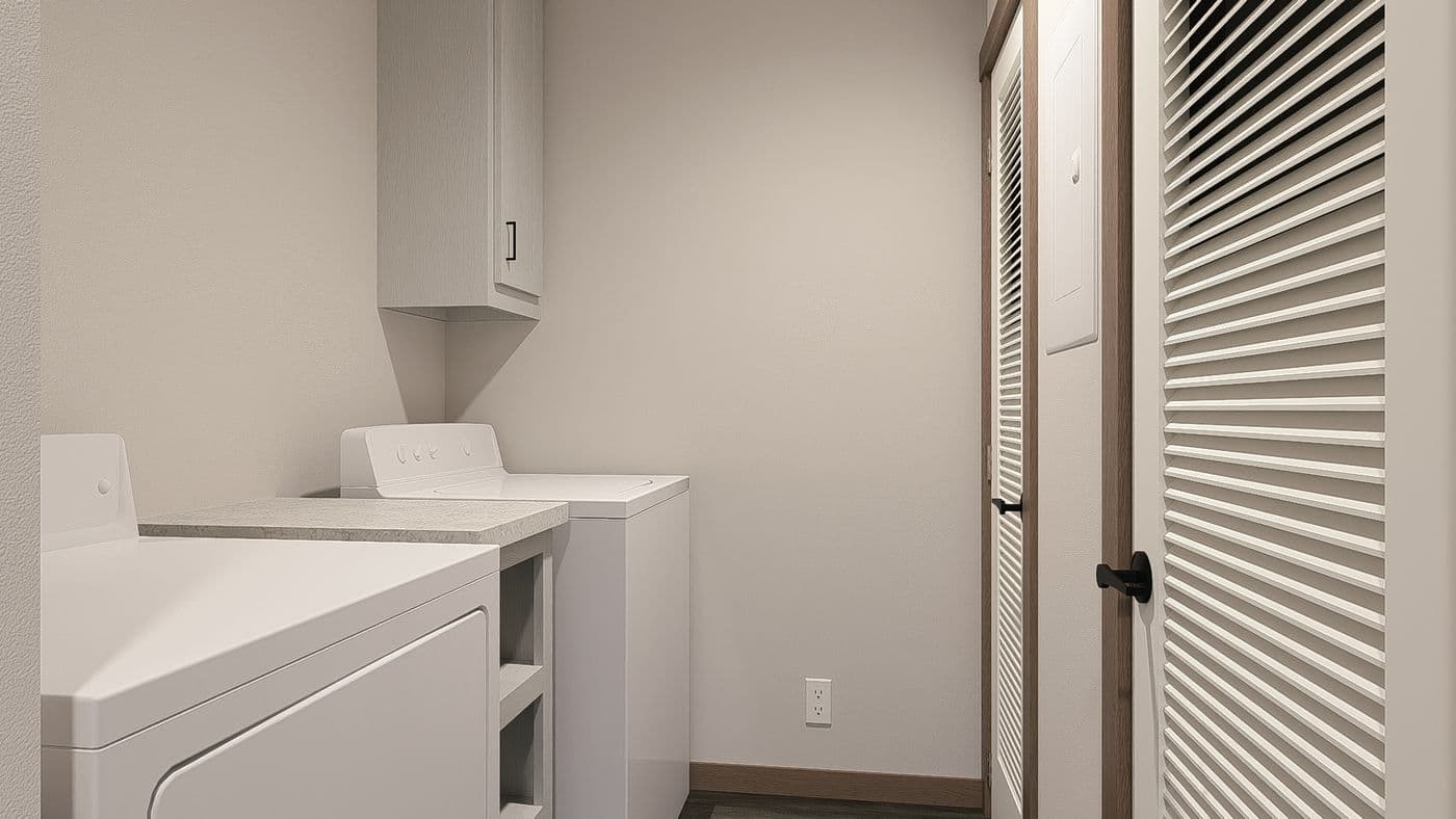 The TINSLEY Exterior. This Manufactured Mobile Home features 4 bedrooms and 2 baths.